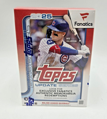 2025 Topps Chrome Baseball Update Blaster Box