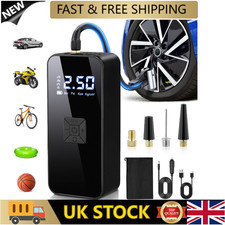 Tire Air Compressor Pump Cordless Digital USB Rechargeable Car Tyre Inflator