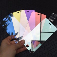 Mirror Screen Protector Tempered Glass Film For iPhone 17 16 15 14 Pro Plus Max