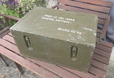 Alte Bundeswehr Transportkiste, Werkzeugkiste, original Zustand, gut erhalten