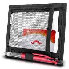Mini Car Sun Visor Document Holder - Visor Accessories for Women and Men Black