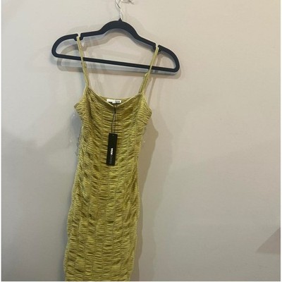 Fashion Nova Ari Textured Maxi Dress Chartreuse Green Ruched Smocked XS NEW | eBay Fashion Nova Ari Textured Maxi Dress Chartreuse Green Ruched Smocked XS NEW | eBay