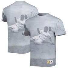 Brooklyn Dodgers T-Shirt Mitchell & Ness-Jackie Robinson- Sublimated-Sz LG