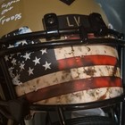 Brock Bowers Sign Authenticated Salute To Arm Forces Rep Helmet — photo 2