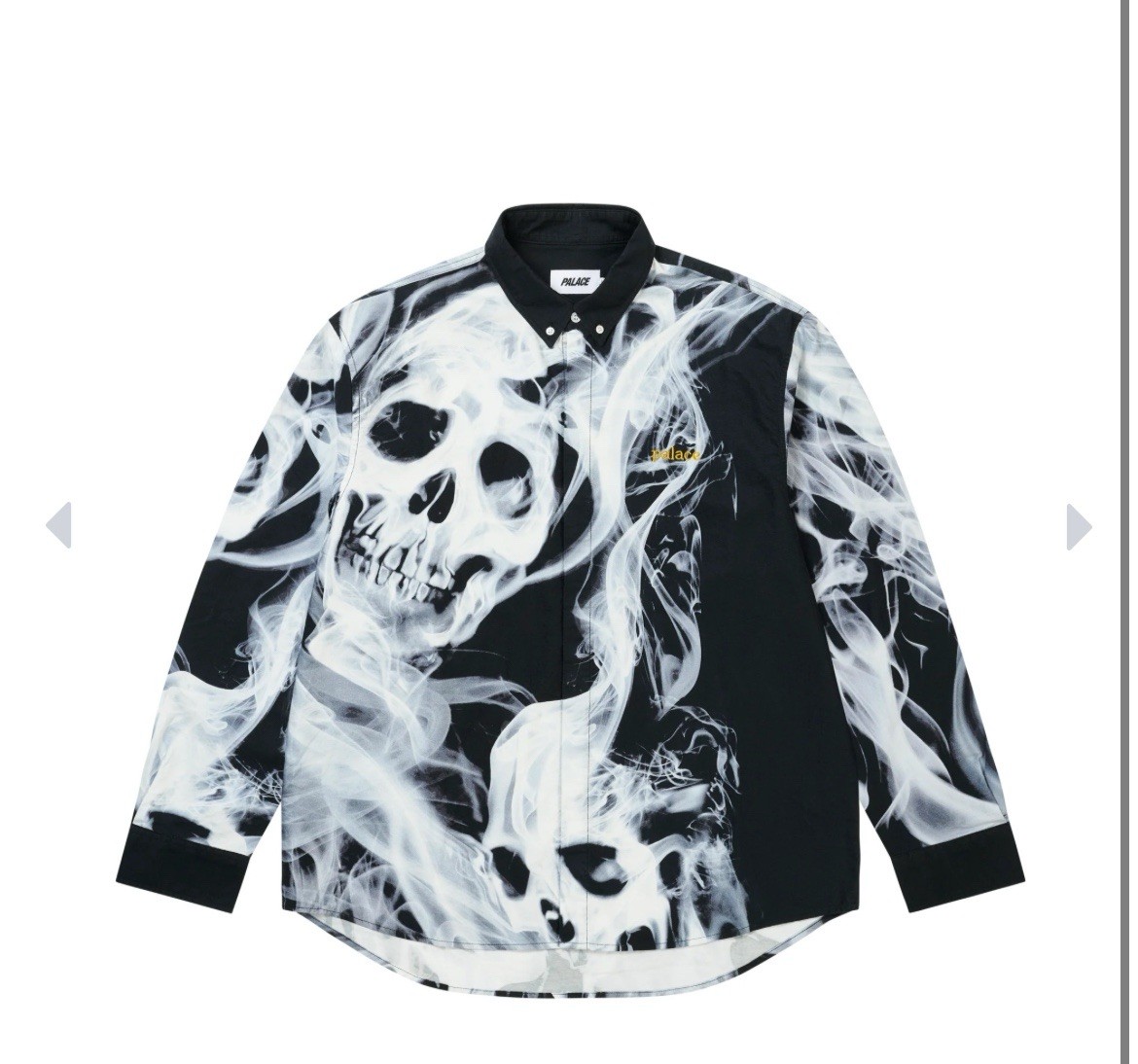 Palace Oxford Shirt Smoked Black Size Medium thumbnail 4