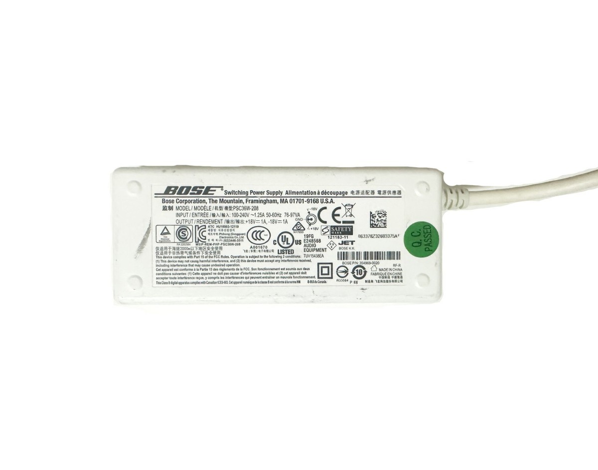 【高音質♪】BOSE「SoundDock Portable」アダプタ訳あり GENUINE Bose SoundDock Portable Power Supply AC Adapter Charger