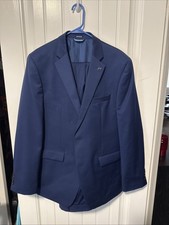 Beautiful blue Men’s Suit Crown Ivy Large Jacket 34x32 Pants 