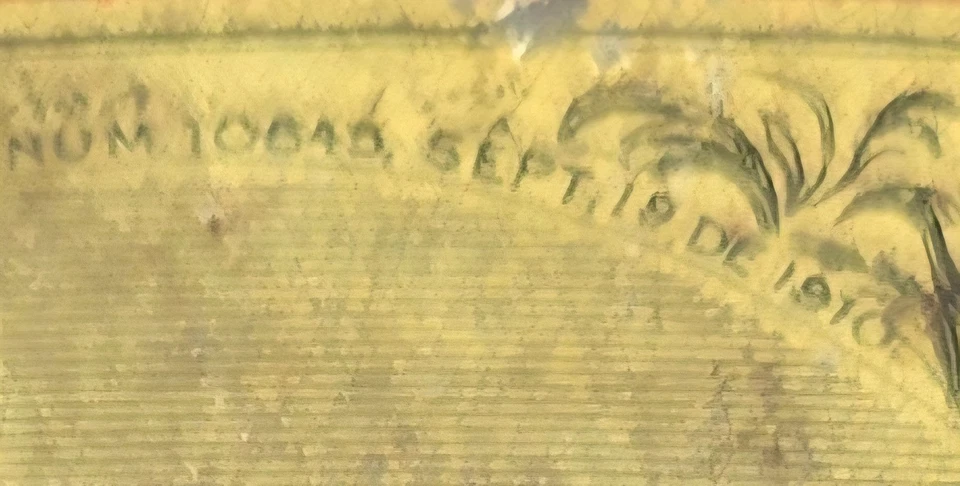 Antigua lata de metal de pólvora superfina DuPont 19 de septiembre de 1910, 1/2 lb tamaño FF G Foto 2 de 4