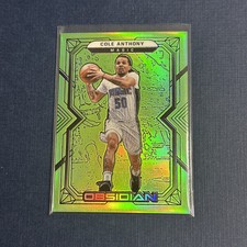 2021-22 Panini Obsidian Electric Etch Green Flood Cole Anthony /25 #116