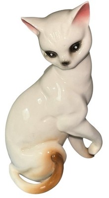 Bone China 1950 s CAT Figurine 304? 5.5  Tall