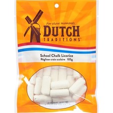 4-Pack Dutch Traditions School Chalk Shaped Licorice With Mint Coating