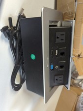Hidden Pop-Up Outlet 20W USB C Port Electrical Box Recessed Multimedia Strip