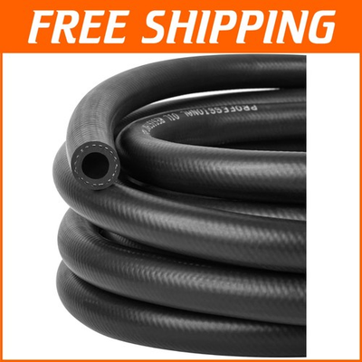 #ad Versatile 25FT High Pressure Rubber Fuel Hose Compatible with Diesel amp; Gas $79.08