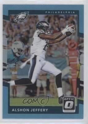 2017 Donruss Optic Aqua Prizm 27/299 Alshon Jeffery #57 no9