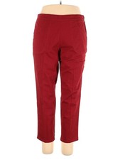 Just My Size Women Red Casual Pants 1X Plus