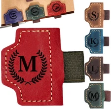 Upgrade your reading experience with our Personalized Magnetic Leather Bookmark