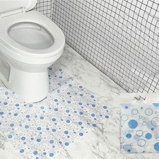 Disposable U Shaped Waterproof NonSlip Toilet Floor Mats for Bathroom Hygiene