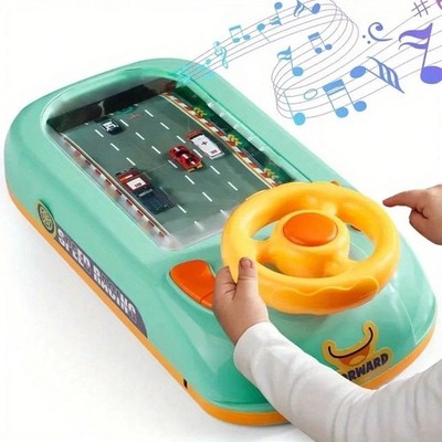 Kids Racing Car Adventure Live Driving Game Steering Wheel Toy USB Power