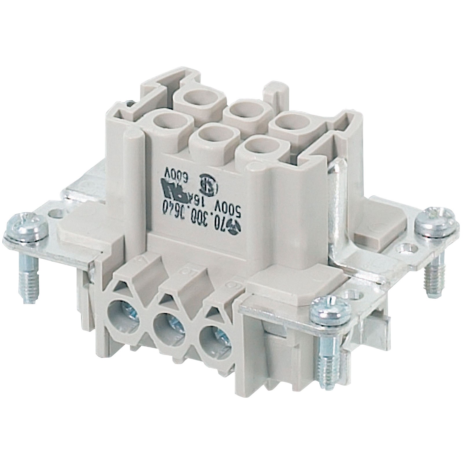 Wieland revos BASIC 500V 6 Pin + PE Socket Insert