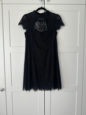 Monsoon Black lace dress with open back #lacedress #chic