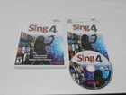 Sing 4 The Hits Edition Nintendo Wii Game Complete CIB Tested 1 YR Warranty
