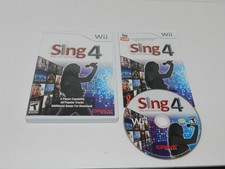 Sing 4 The Hits Edition Nintendo Wii Game Complete CIB Tested 1 YR Warranty