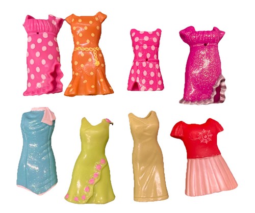 Vintage Polly pocket clothes, shoes, accessories & 6 Dolls Lot EC - Picture 9 of 22