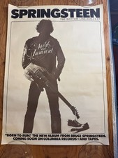 Bruce Springsteen Born to Run 1975 Bottom Line Columbia Records PROMO Poster
