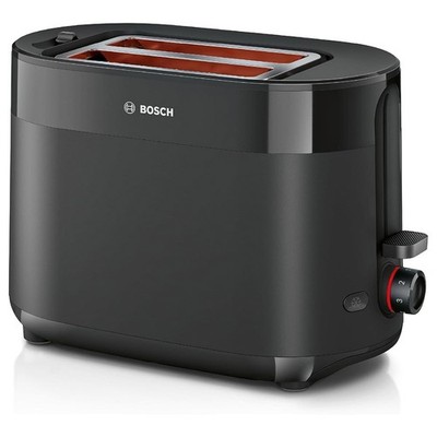 Bosch TAT2M123EU MyMoment 2-Scheiben-Kompakttoaster - Schwarz EU-Stecker