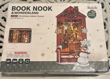 New Rolife 3D Book Nook & Wonderland Christmas Indoor Scene TGC07 DIY Kit