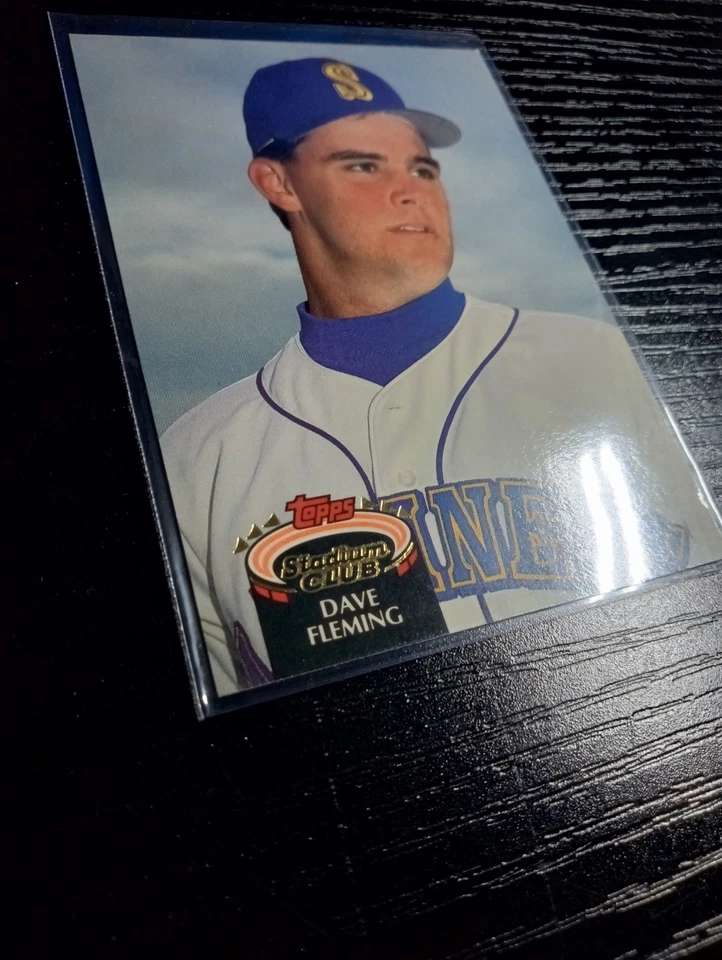 1991 Topps Stadium Club Dave Fleming #814 - Image 3 of 4