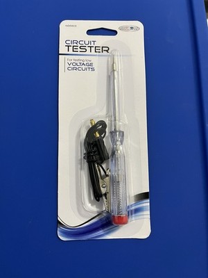 Electro Tek 12V Black & Silver Plastic and Metal Voltage Circuit Tester 7.5 W in