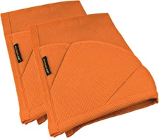 Rachael Ray Kitchen Towel, Oven Glove Moppine - 2-in-1 - Burnt Orange, 2 Pack