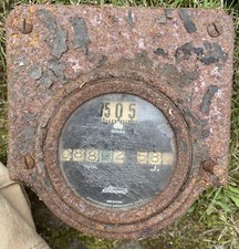 Vintageantique Stewart Warner Round Ford Model T Speedometer Wmounting Plate