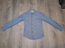 BOSS Hugo Boss Mens Slim Fit Button Down Shirt Coral Blue Size S