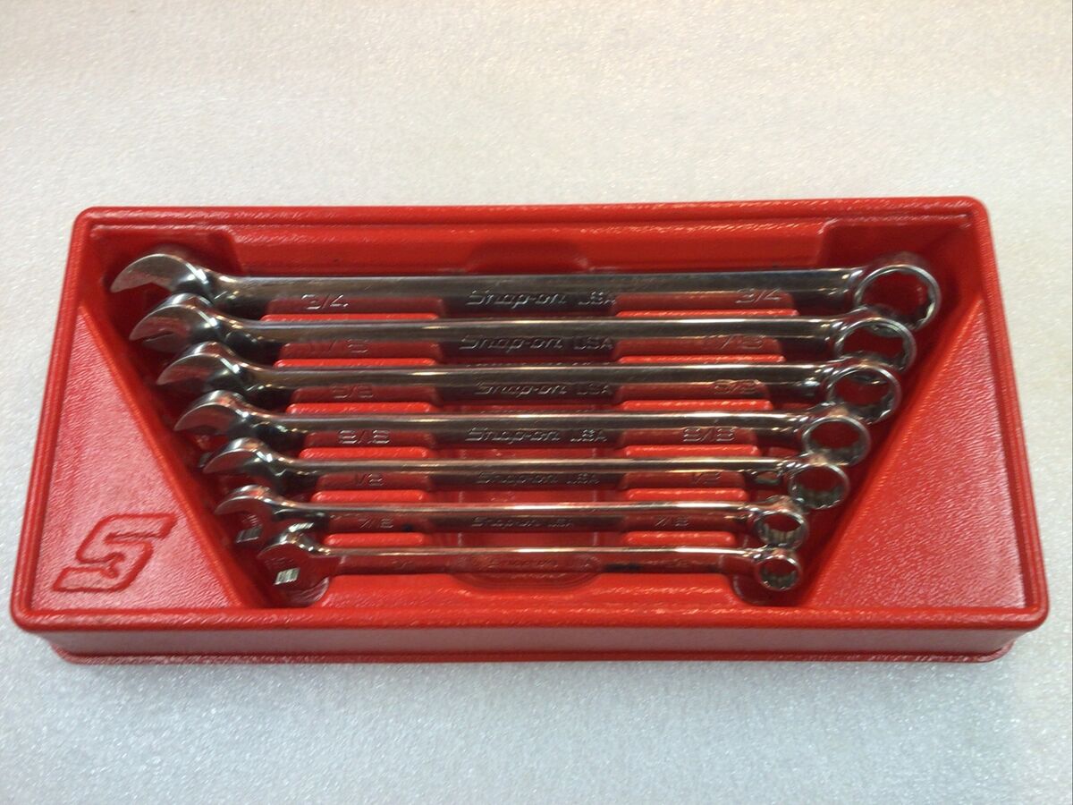 Snap On SOEX707 -3/8”-3/4”SAE, 7pc, 12 Pt.,Flank Dr.+,Combo Snap On SOEX707 -3/8”-3/4”SAE, 7pc, 12 Pt.,Flank Dr.+,Combo