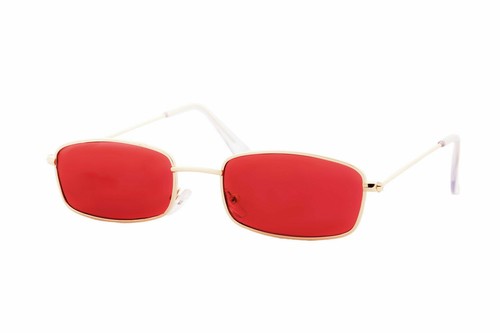 SMALL RECTANGULAR FRAME MODERN FASHION SUNGLASSES MEN WOMEN - Picture 4 of 26