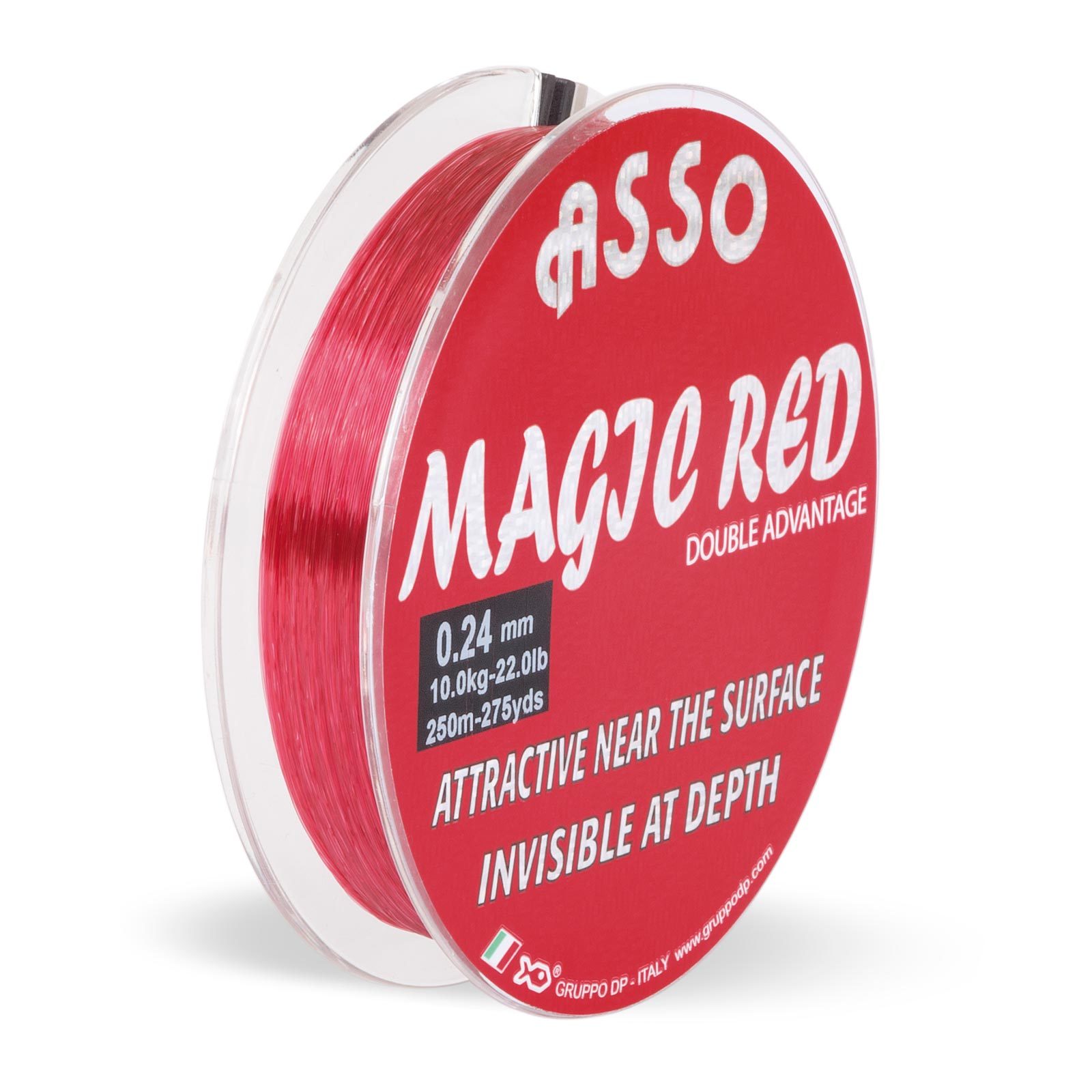 (0,05EUR m) Asso Line Monofil Professional Magic rouge Mono 3000m 0,35mm 11,60kg (0,05EUR m) Asso Line Monofil Professional Magic rouge Mono 3000m 0,35mm 11,60kg