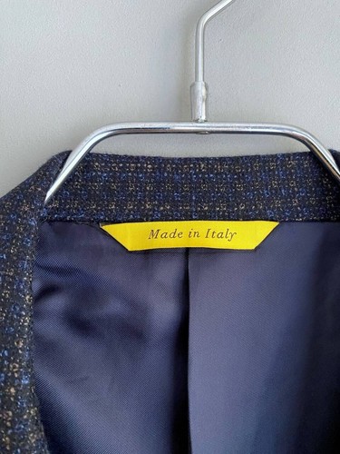 Canali Kei Wool / Silk / Cashemere / Blue Men's Blazer, Size S / 50R - Picture 18 of 22