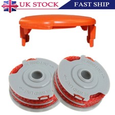 2x For Flymo Contour 500 Power Plus 500 & 500XT Strimmer Trimmer Spool + 1X cap