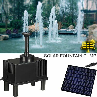 Buy 180L/H Solar Panel Powered Water Feature Pump Garden Pool Pond Fountain W/Filter