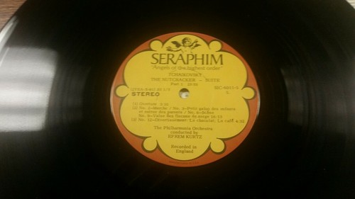 TCHAIKOVSKY(EFREM KURTZ)SWAN LAKE,SLEEPING BEAUTY, NUTCRACKER EX/VG SERAPHIM... - Picture 9 of 12