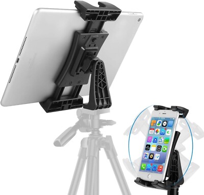 iPad Stativ Halterung Adapter 360° drehbar Universal Tablet Klemme mit 1/4 Zoll Gewinde