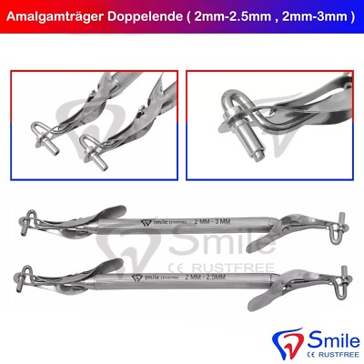 2er Amalgam Komposite Füllungsinstrumente Amalgamträger Restaurativ