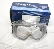 Uvex Stealth Safety Goggles Clear Uvextreme Anti-Fog Lens Gray Body S3960C