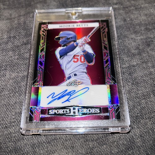 2024 LEAF Metal Sports Heroes Mookie Betts AUTO 4/6 eBay