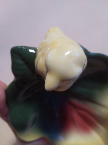 Royal Copley Small Trinket Dish Song Bird On A Leaf No Chips Elegant - Picture 11 of 19