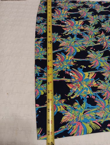 Sale! Anthony’s Resort Wear LG Black W/ Neon Palm Trees Dress Beach Cool - Picture 14 of 19