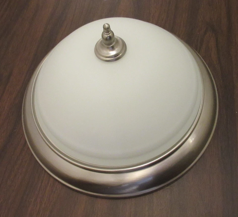 LUZ DE TECHO COLECCIÓN MONTPELLIER -- ACABADO NÍQUEL SATINADO - MONTAJE EMPOTRADO 2 LUCES Foto 2 de 4