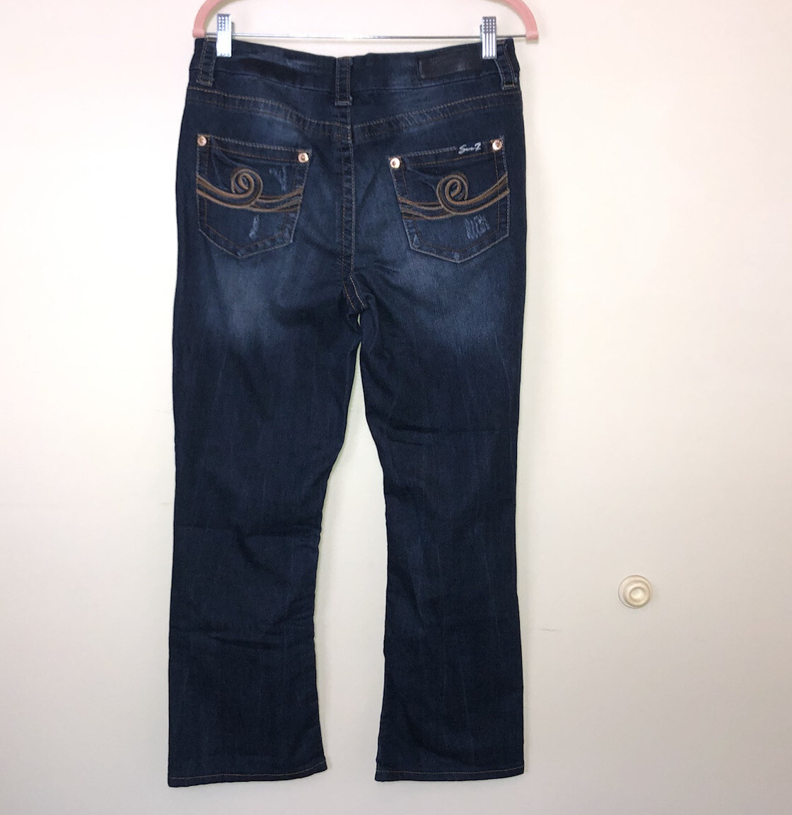 Women's Seven 7 Brand Jeans. Dark Blue. Slim Boot. Size 10. | eBay